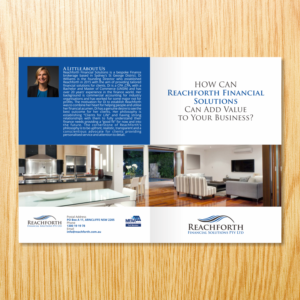 Brochure Design by barinix for Reachforth Financial Solutions Pty Ltd | Design #15690731
