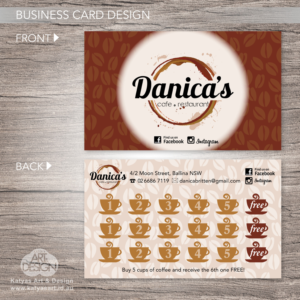 Business Card Design by Katyas Art and Design