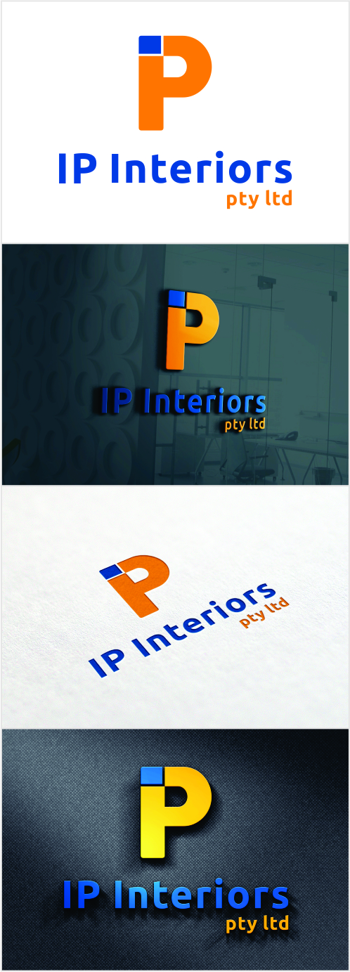 Logo Design by DG for IP Interiors Pty Ltd | Design #10422722