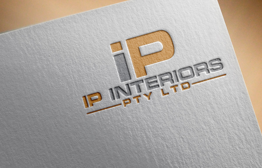 Professional, Bold, Construction Company Logo Design for IP Interiors ...