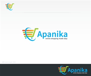 Apanika - online shopping made easy | Logo Design by GreenLamp