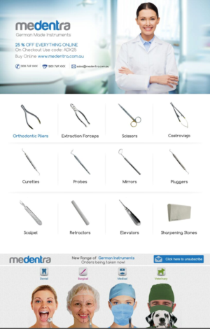 Design de Marketing Électronique par HarmiDesigning pour Medentra | Design : #10433159