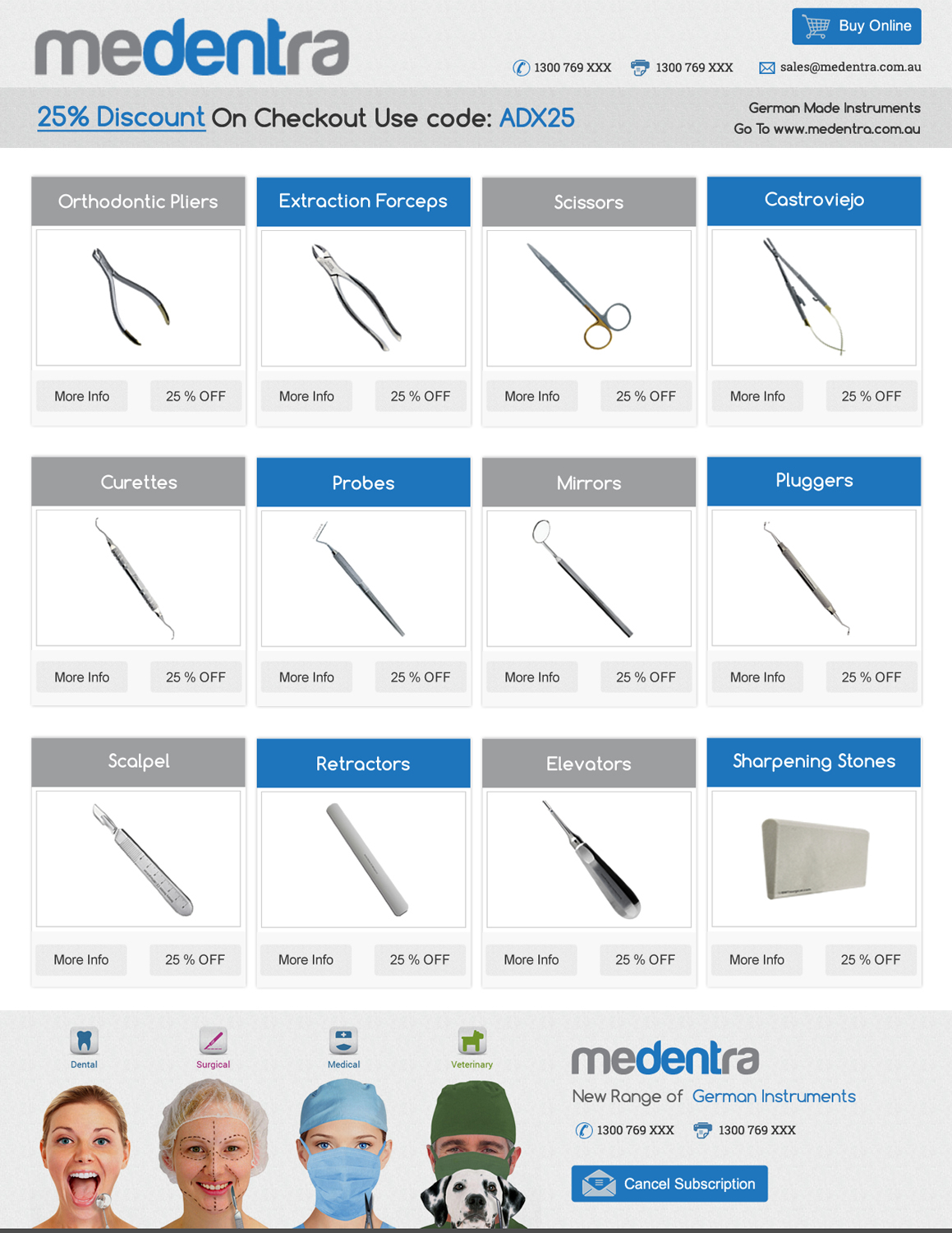 Email Marketing Design by HarmiDesigning for Medentra | Design #10440021