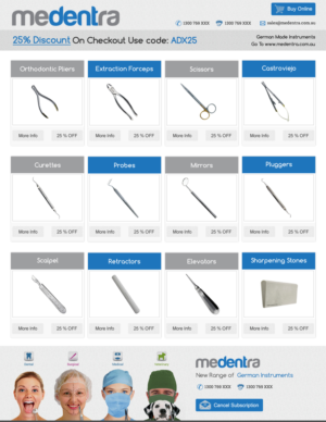 Design de Marketing Électronique par HarmiDesigning pour Medentra | Design : #10440021