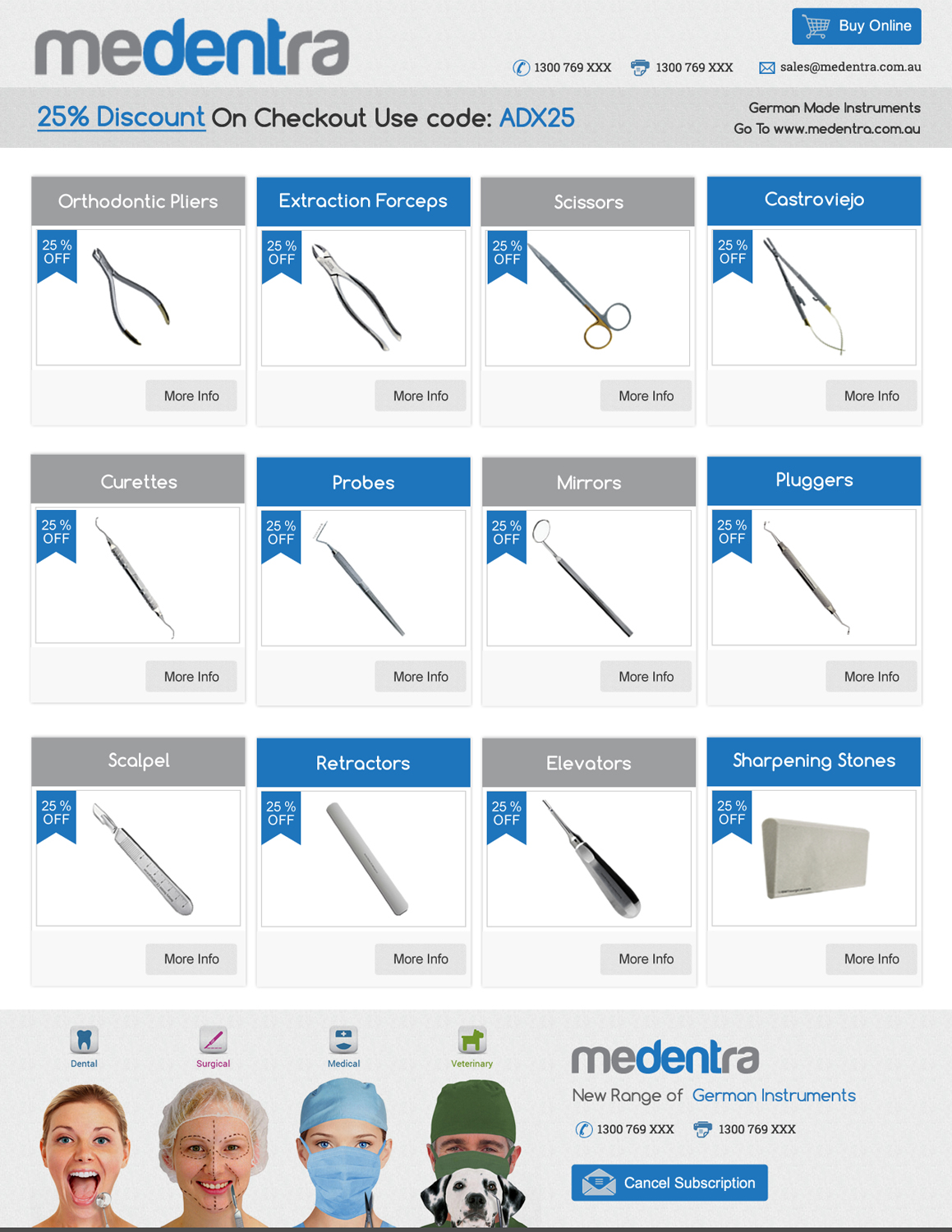Email Marketing Design by HarmiDesigning for Medentra | Design #10440023