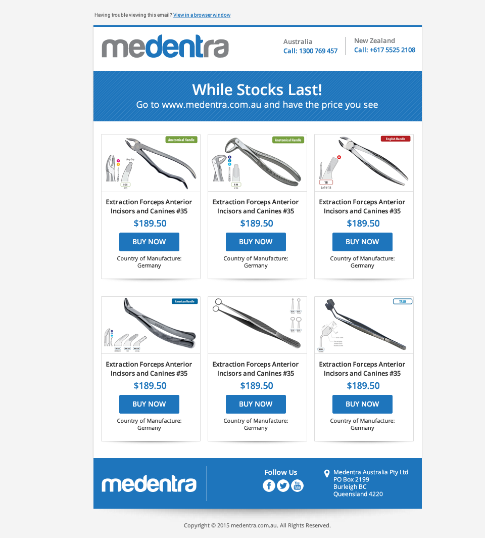 E-Mail Marketing-Design von karina Bertarione für Medentra | Design #10425003