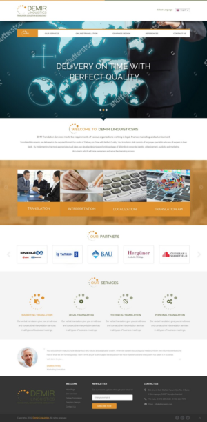 Web-Design von pb für Demir Linguistics | Design: #10540583