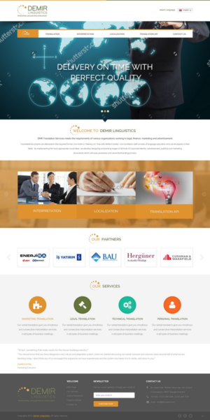 Web-Design von pb für Demir Linguistics | Design: #10557300