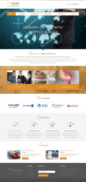 Web-Design von pb für Demir Linguistics | Design: #10557977