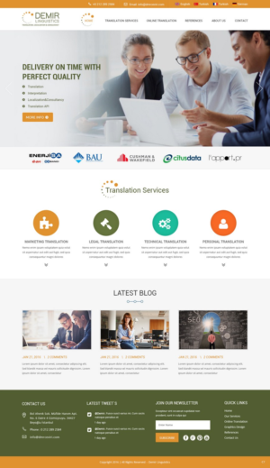 Web-Design von pb für Demir Linguistics | Design: #10557978