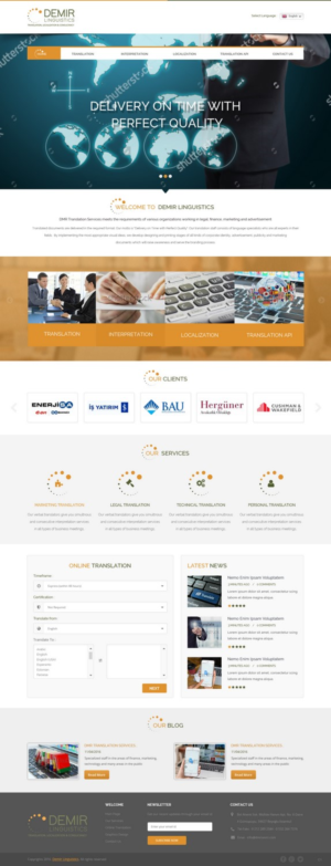 Web-Design von pb für Demir Linguistics | Design: #10572756