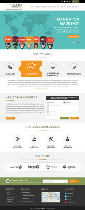 Web-Design von Sbss für Demir Linguistics | Design: #10511054