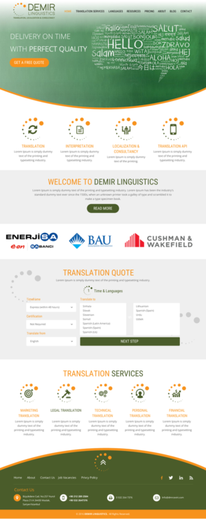 Web Design by rightway for Demir Linguistics | Design: #10567975