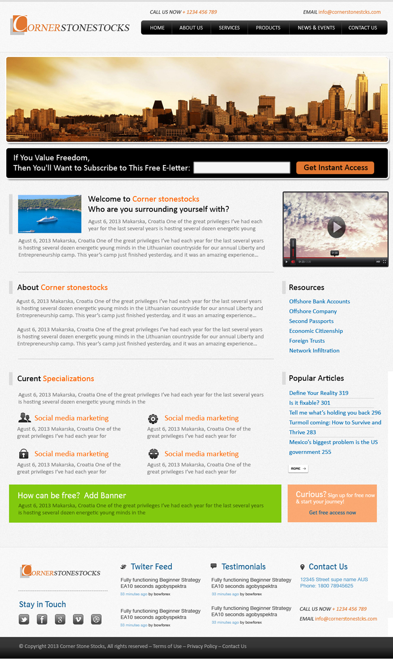 Web Design par uk pour ce projet | Design #2186541