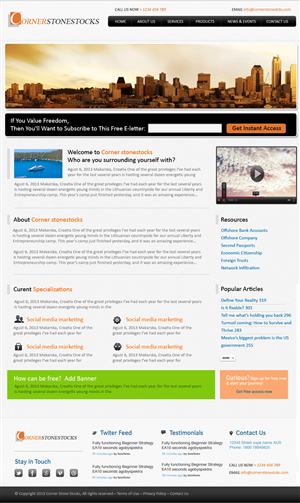 Web Design by uk for this project | Design #2186541
