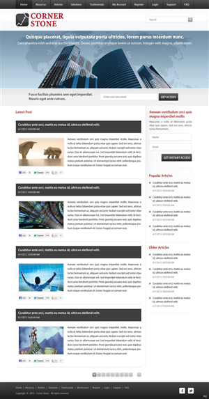 Web Design by pb for this project | Design: #2189536