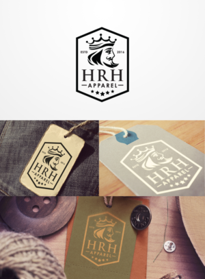 Logo Design by Grapismo Brand Studio for HRH Apparel | Design: #10452814