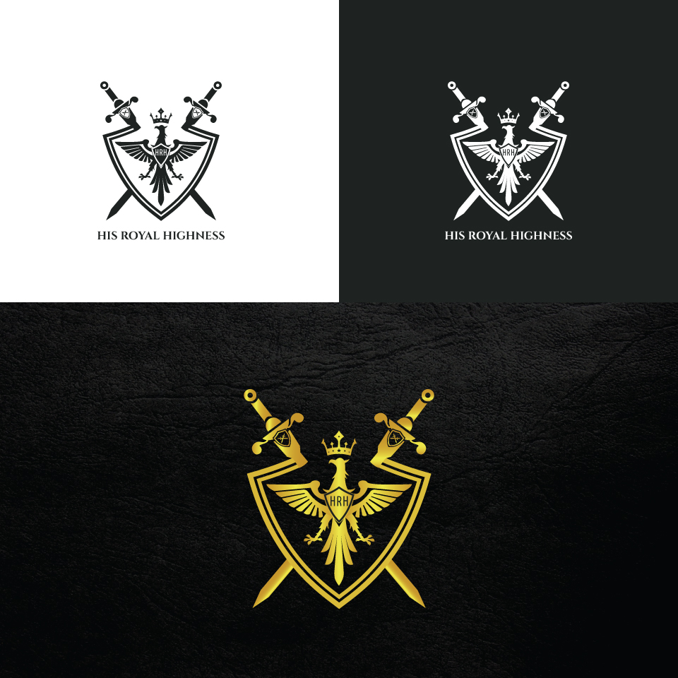 Logo Design by Zed Islam for HRH Apparel | Design #10455797