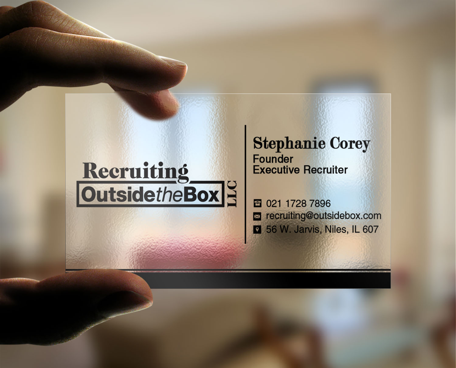 Business Card Design by Lanka Ama for Recruiting Outside the Box, LLC | Design #10376283