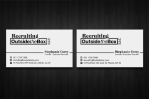 Business Card Design by Lanka Ama for Recruiting Outside the Box, LLC | Design: #10376293