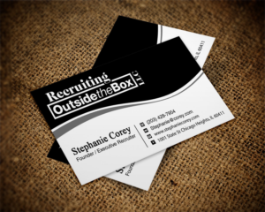 Business Card Design by Lanka Ama for Recruiting Outside the Box, LLC | Design: #10376311
