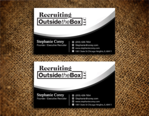 Business Card Design by Lanka Ama for Recruiting Outside the Box, LLC | Design: #10376312