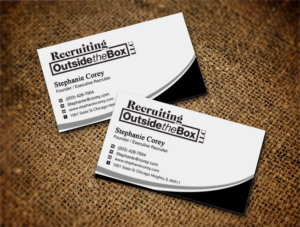 Business Card Design by Lanka Ama for Recruiting Outside the Box, LLC | Design: #10376319