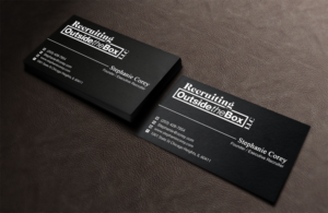 Business Card Design by Lanka Ama for Recruiting Outside the Box, LLC | Design: #10376321