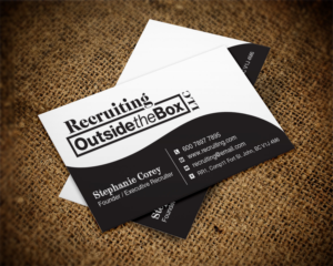 Business Card Design by Lanka Ama for Recruiting Outside the Box, LLC | Design: #10376333