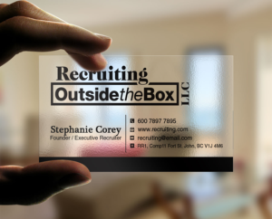 Business Card Design by Lanka Ama for Recruiting Outside the Box, LLC | Design: #10376334
