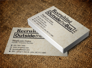 Visitenkarten-Design von Lanka Ama für Recruiting Outside the Box, LLC | Design: #10376338
