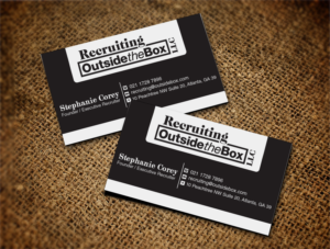 Visitenkarten-Design von Lanka Ama für Recruiting Outside the Box, LLC | Design: #10376343