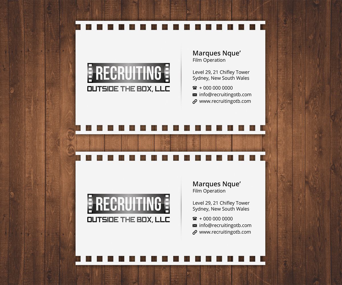 Business Card Design by Stylez Designz for Recruiting Outside the Box, LLC | Design #10386823
