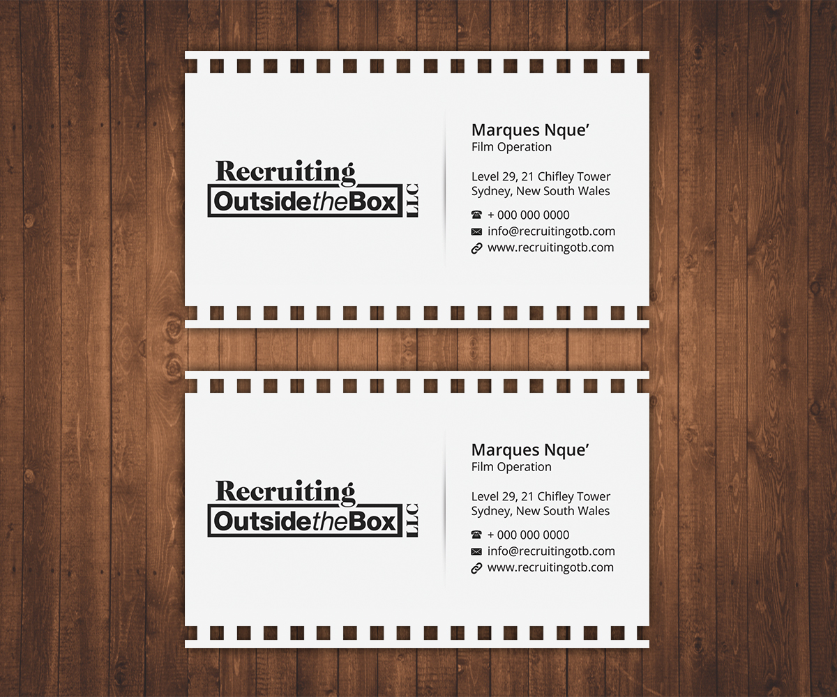 Business Card Design by Stylez Designz for Recruiting Outside the Box, LLC | Design #10386825