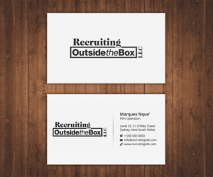Business Card Design by Stylez Designz for Recruiting Outside the Box, LLC | Design: #10387010