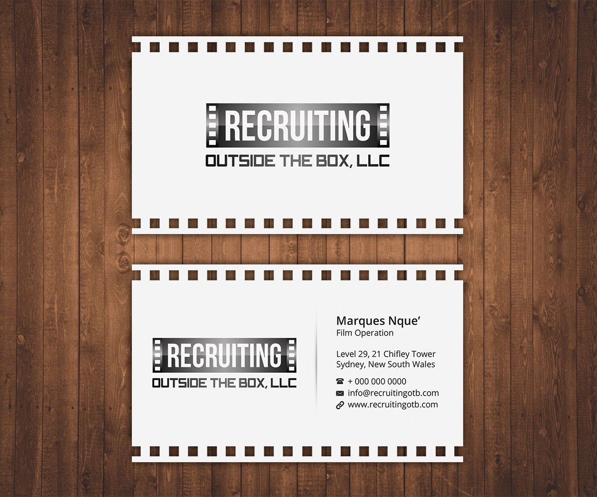 Business Card Design by Stylez Designz for Recruiting Outside the Box, LLC | Design #10387014
