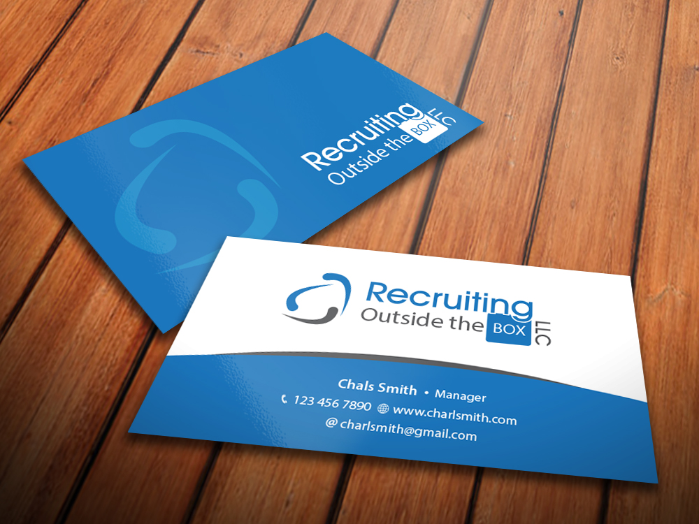 Business Card Design by PD Studios for Recruiting Outside the Box, LLC | Design #10369626
