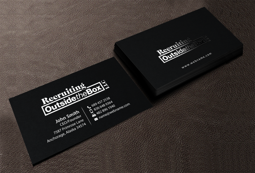 Business Card Design by chandrayaan.creative for Recruiting Outside the Box, LLC | Design #10375131