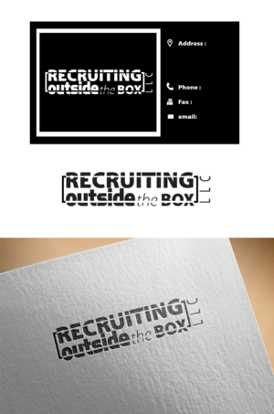 Business Card Design by mrs creative for Recruiting Outside the Box, LLC | Design: #10370377
