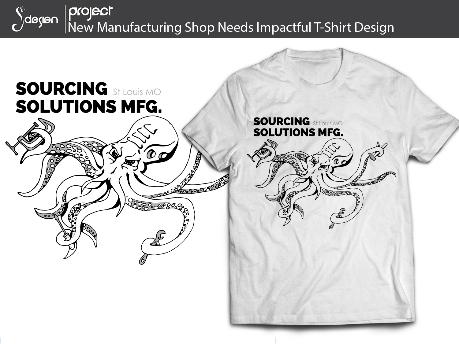Diseño de Camiseta por Shemet para Sourcing Solutions Manufacturing | Diseño #10394452