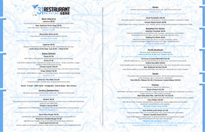Menu Design by Globat™ for this project | Design: #2198076