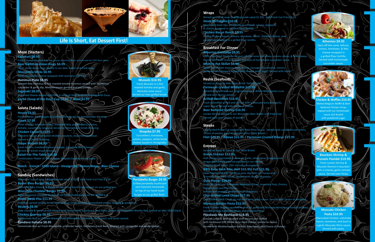 Menu Design by Globat™ for this project | Design #2205955
