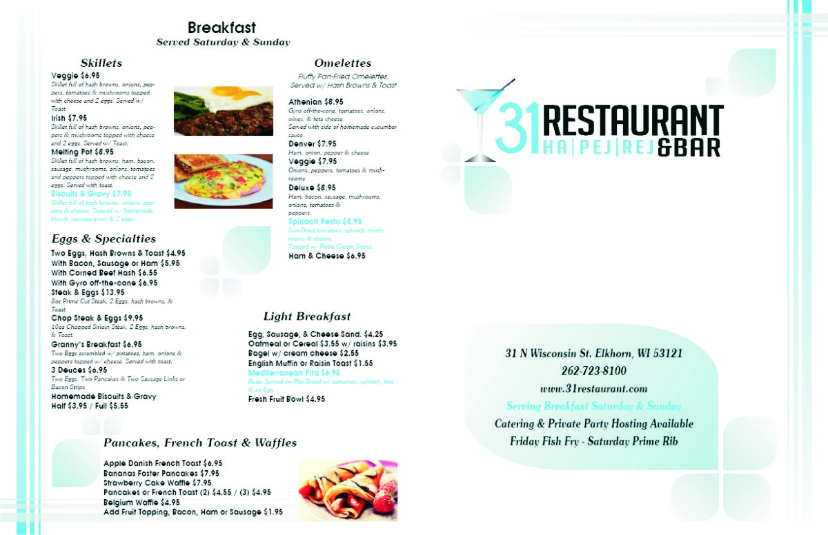 Menu Design by GSPdesigns for this project | Design #2203421