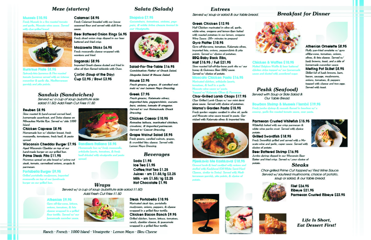 Diseño de Menú por GSPdesigns para este proyecto | Diseño #2203424