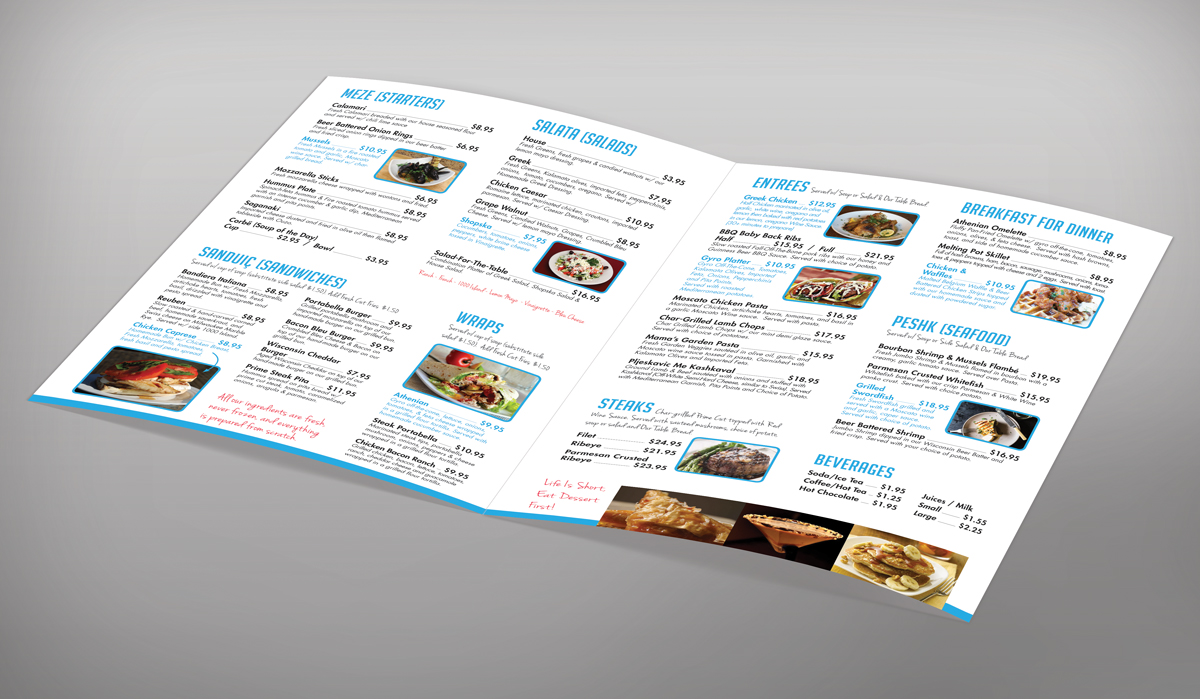 Diseño de Menú por Ekanite para este proyecto | Diseño #2202804