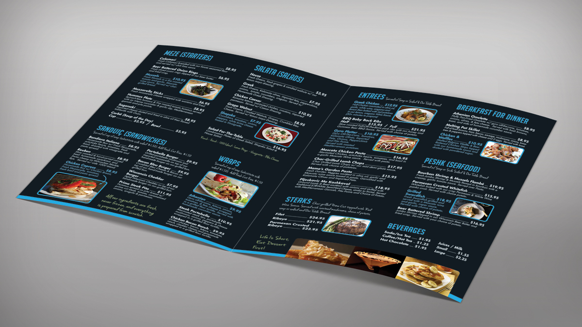 Menu Design by Ekanite for this project | Design #2202810
