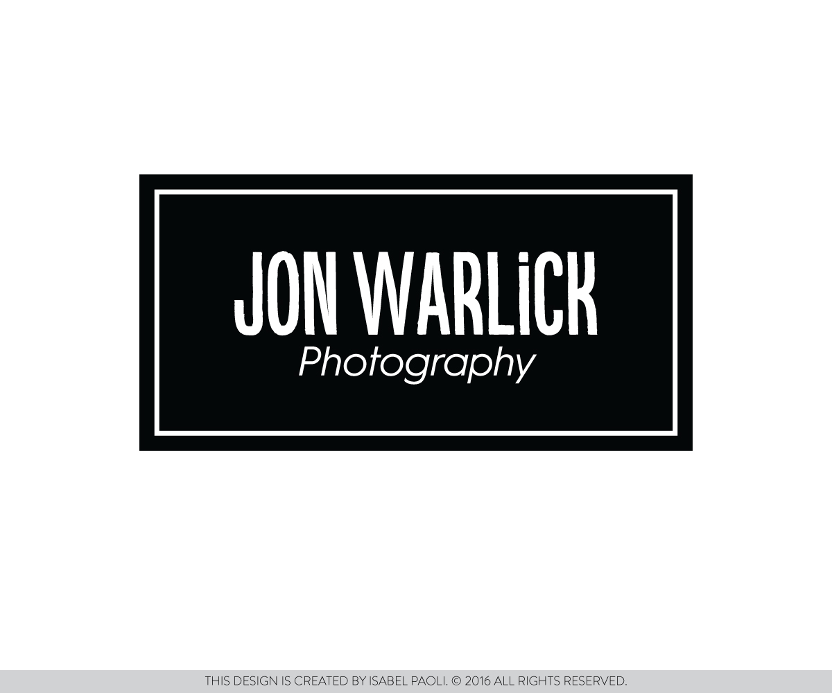 Diseño de Logo por isabel.paoli para Jon Warlick Photography | Diseño #10394662