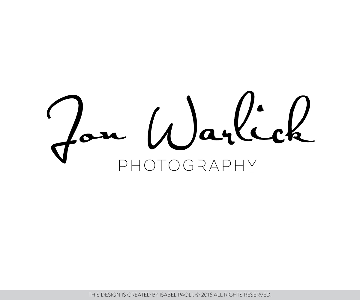 Diseño de Logo por isabel.paoli para Jon Warlick Photography | Diseño #10394664