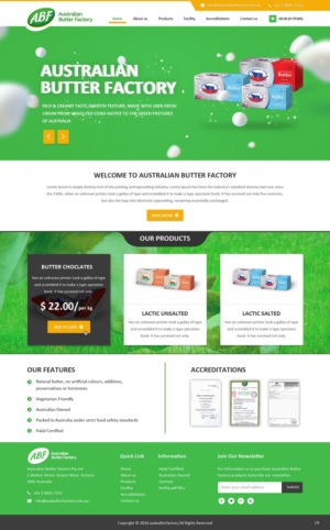 Web Design by pb for this project | Design: #10424717