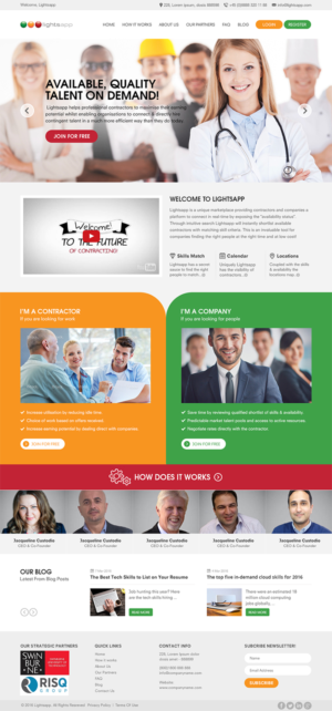 Web Design par RupalTechno pour ce projet | Design : #10446341